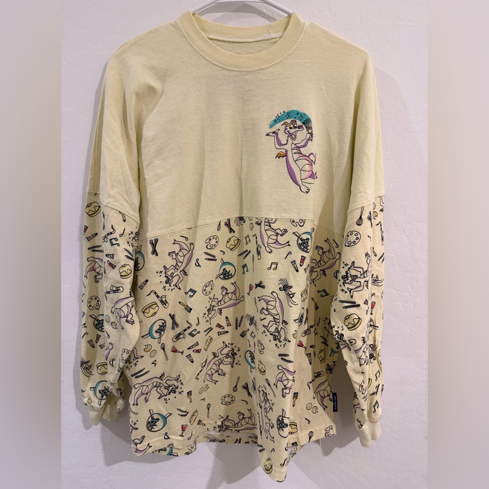 Disney Epcot Festival Of The Arts 22 Long Sleeve Yellow Purple Shirt Women’s M